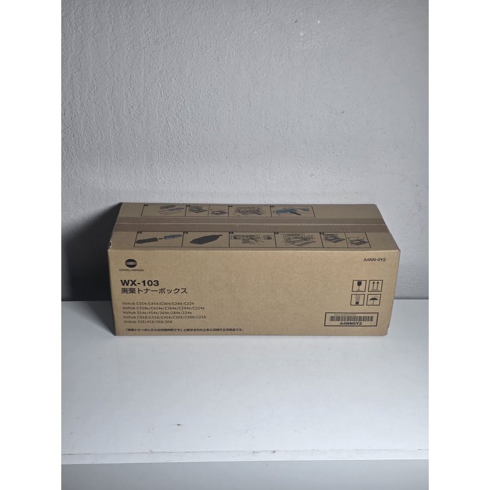 Genuine OEM Sealed Konica Minolta WX-103 Waste Toner Box Container (A4NN-0Y2)